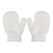 Baby Toddlers Kids Mittens Winter Thick Knit Gloves No Scratch for 1-5T Unisex Baby Boys Girls 6-Pair